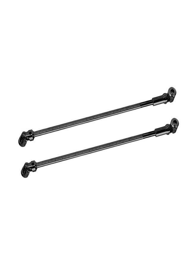 FACCNOY Steel Cut to Length Driveshaft Universal Joint Drive Shaft for 1/10 RC Crawler LCG Rigs Sportys Scalers Capra SCX10 Pro 68-229mm, 2PCS (Black) - Image 1